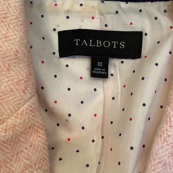 Soft pink Aberdeen Talbots blazer size 10 - Picture 2 of 5